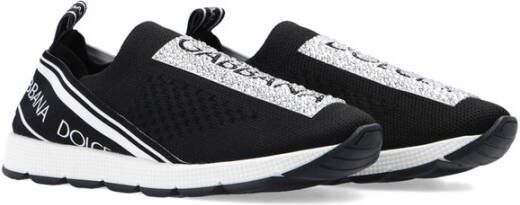 Dolce & Gabbana Kids Sneakers met logoprint Zwart - Foto 4