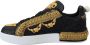 Dolce & Gabbana Leren Sneakers voor Dames Stijlvol en Praktisch Black Dames - Thumbnail 4