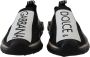 Dolce & Gabbana Zwarte Slip-On Sneakers Sorrento Stijl Black - Thumbnail 6