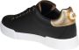 Dolce & Gabbana Portofino Sneakers van Zwart Leer met Logo Parel Black Dames - Thumbnail 14