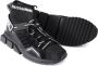 Dolce & Gabbana Zwarte HighTop Sok Sneakers Sorrento Model Black Dames - Thumbnail 4