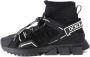 Dolce & Gabbana Zwarte HighTop Sok Sneakers Sorrento Model Black Dames - Thumbnail 6