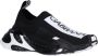 Dolce & Gabbana Zwarte Slip-On Sneakers met Ultralichte Zool en Stretch Mesh Design Black Dames - Thumbnail 2