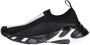 Dolce & Gabbana Zwarte Slip-On Sneakers met Ultralichte Zool en Stretch Mesh Design Black Dames - Thumbnail 3