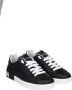 Dolce & Gabbana Portofino Leren Sneakers met Contrasterende Inzet Black Heren - Thumbnail 2