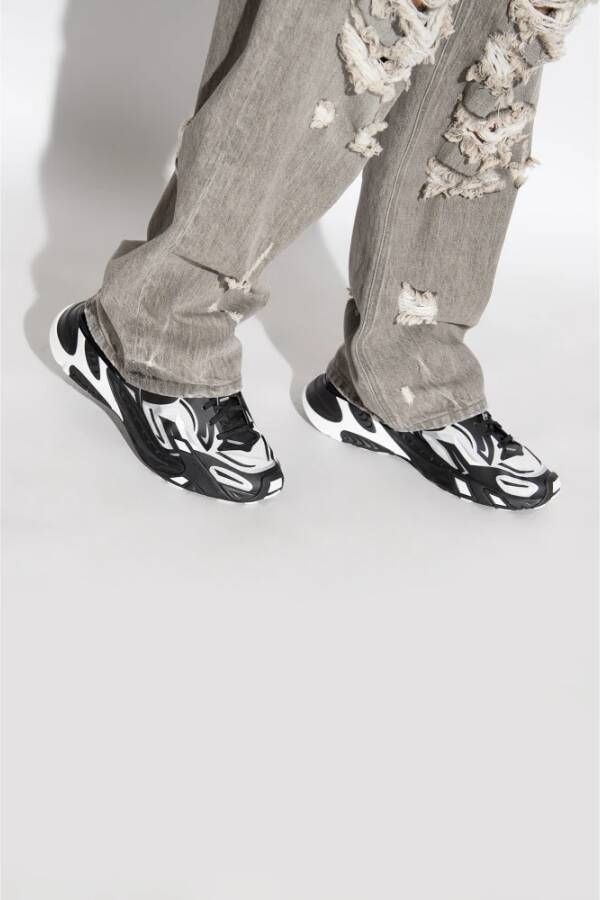 Dolce & Gabbana Witte Panelled Sneakers met Snelle Maglina Wit Heren - Foto 4