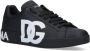 Dolce & Gabbana Zwarte Portofino Logo-Print Sneakers Black Heren - Thumbnail 8