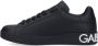 Dolce & Gabbana Zwarte Sneakers Ronde Neus Logo Print Black Heren - Thumbnail 9