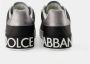 Dolce & Gabbana Portifino klassieke sneakers heren leer leer rubber 39.5 Zwart - Thumbnail 9