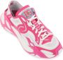 Dolce & Gabbana Fuchsia Sneakers met Contrasterende Details Roze Dames - Thumbnail 8