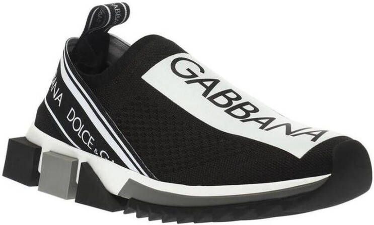 Dolce & Gabbana Sorrento Sportschoenen With Logo Zwart Dames - Foto 2