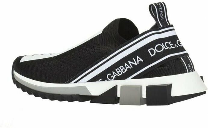 Dolce & Gabbana Sorrento Sneakers With Logo Zwart Heren