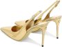Dolce & Gabbana Gouden Metalen Monogram Leren Pumps Yellow Dames - Thumbnail 7