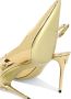 Dolce & Gabbana Gouden Metalen Monogram Leren Pumps Yellow Dames - Thumbnail 8