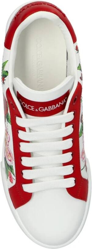 Dolce & Gabbana Sportschoenen met bloemenmotief