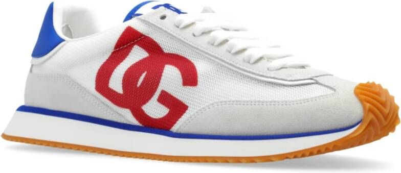 Dolce & Gabbana Sportschoenen met logo Gray Dames