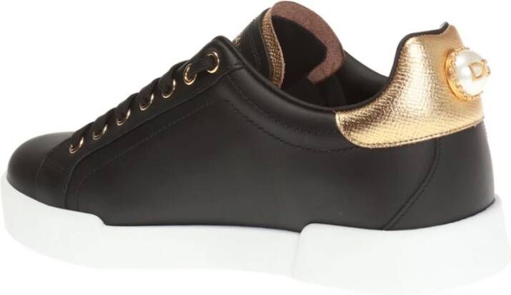 Dolce & Gabbana Sportschoenen met logo Zwart Dames