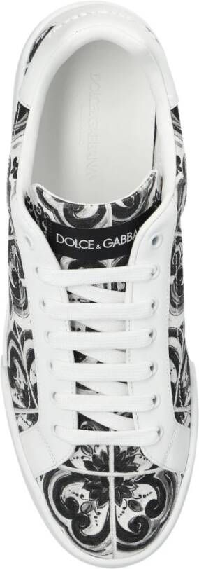Dolce & Gabbana Sportschoenen met Majolica-print