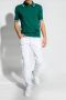 Dolce & Gabbana Witte Sneakers Groene Details Stijlvol White Heren - Thumbnail 6