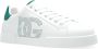 Dolce & Gabbana Witte Sneakers Groene Details Stijlvol White Heren - Thumbnail 7