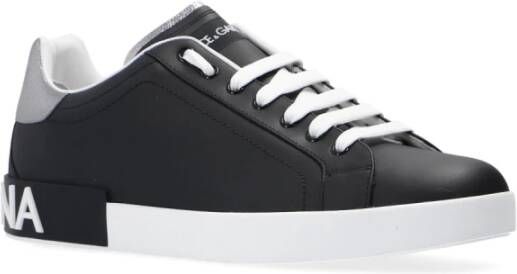 Dolce & Gabbana Sportschoenen 'Portofino' Zwart Heren