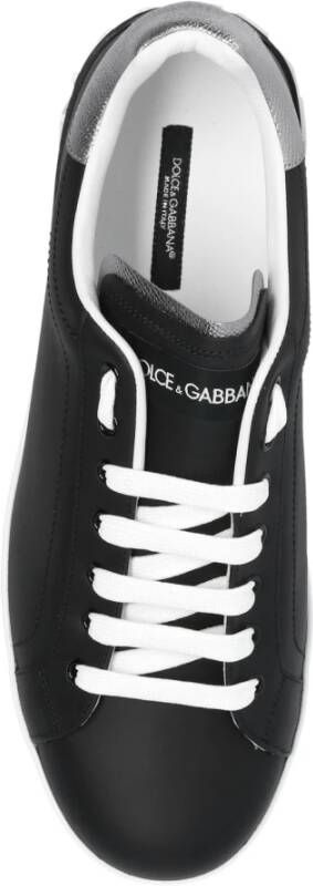 Dolce & Gabbana Sportschoenen 'Portofino' Zwart Heren