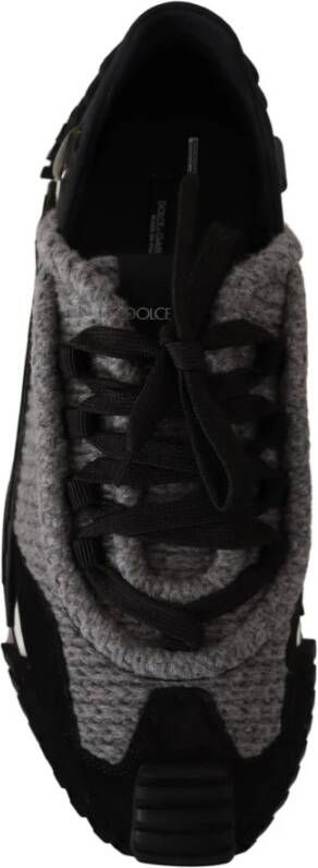 Dolce & Gabbana Stijlvolle Gebreide Casual Sneakers