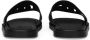 Dolce & Gabbana Rubberen Slides met Uitgesneden DG-logo Black Heren - Thumbnail 3