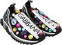 Dolce & Gabbana Black Multicolor Crystal Sneakers Shoes Zwart Dames - Thumbnail 5
