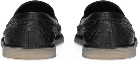 Dolce & Gabbana Stijlvolle Loafers voor Mannen Black Heren