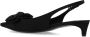 Dolce & Gabbana Zijden slingback pumps met strikdetail Black Dames - Thumbnail 3