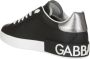 Dolce & Gabbana Portofino Leren Sneakers met Contrasterende Inzet Black Heren - Thumbnail 5