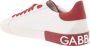 Dolce & Gabbana Witte Sneakers Portofino Lichtrood White Heren - Thumbnail 2