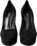 Dolce & Gabbana Stijlvolle Suede Platform Hakpumps Black Dames - Thumbnail 19