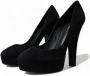 Dolce & Gabbana Stijlvolle Suede Platform Hakpumps Black Dames - Thumbnail 20