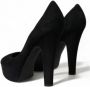 Dolce & Gabbana Stijlvolle Suede Platform Hakpumps Black Dames - Thumbnail 21