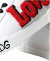 Dolce & Gabbana Stijlvolle Witte Portofino Leren Sneakers White Dames - Thumbnail 22