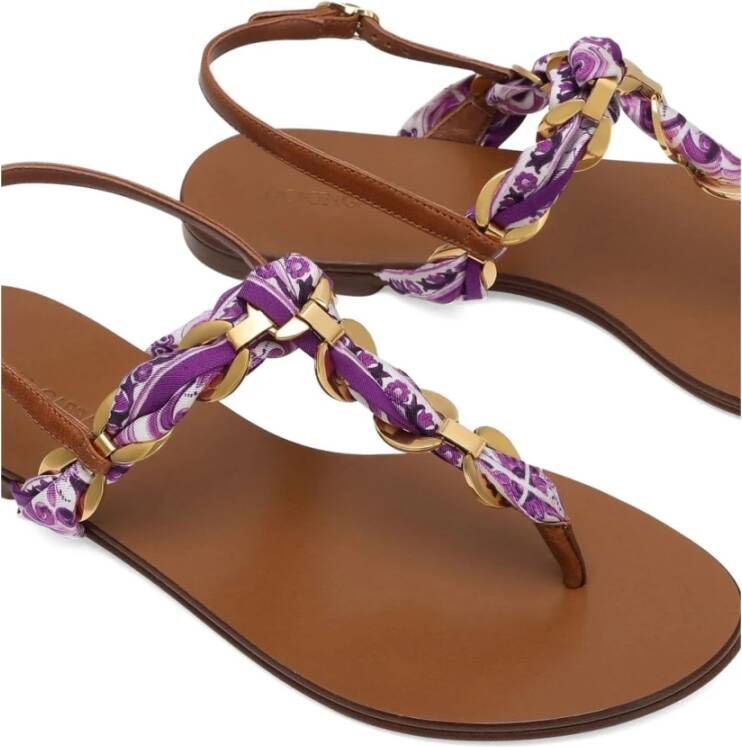 Dolce & Gabbana Stijlvolle Zomer Sandalen