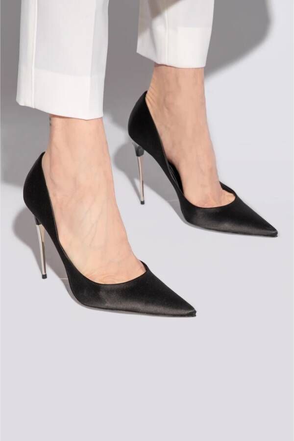 Dolce & Gabbana Stiletto pumps op decoratieve hak Black Dames