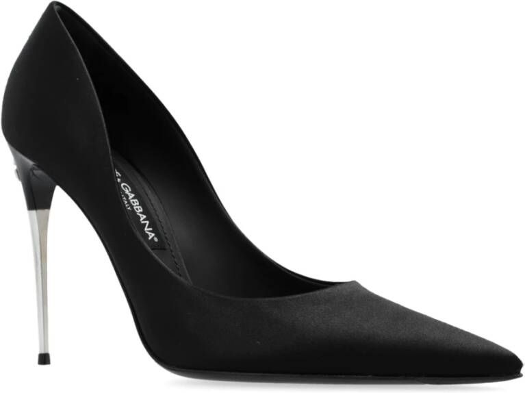 Dolce & Gabbana Stiletto pumps op decoratieve hak Black Dames