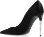 Dolce & Gabbana Elegante Zijde Blend Stiletto Hak Schoenen Black Dames - Thumbnail 10