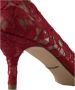 Dolce & Gabbana Kristalversierde hakken pompen Rood Red Dames - Thumbnail 11