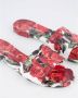 Dolce & Gabbana Bloemversierde platte sandalen met merkband Multicolor Dames - Thumbnail 19