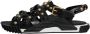 Dolce & Gabbana Studded Leren Slide Sandalen met Logo - Thumbnail 2