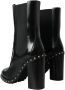 Dolce & Gabbana Studded Leren Veterschoenen Enkellaarzen Black Dames - Thumbnail 12
