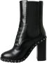 Dolce & Gabbana Studded Leren Veterschoenen Enkellaarzen Black Dames - Thumbnail 13
