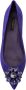 Dolce & Gabbana Kristallen Versierde Suède s Purple Dames - Thumbnail 4