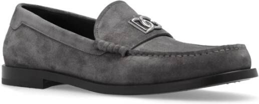 Dolce & Gabbana Suède loafers Gray Heren