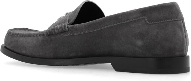 Dolce & Gabbana Suède loafers Gray Heren