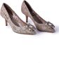 Dolce & Gabbana Taormina Jewels Gehakte Schoenen Brown Dames - Thumbnail 2